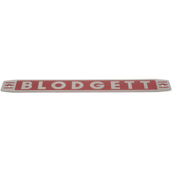 Blodgett Name Plate For  - Part# Bl11255 BL11255